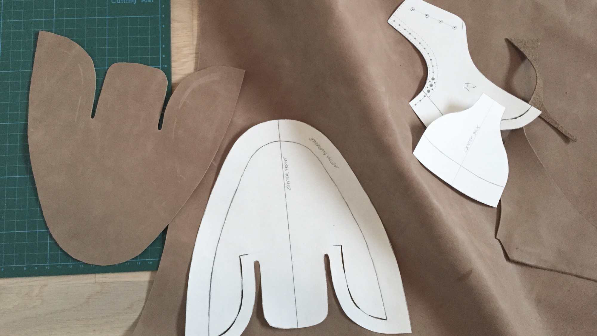 Shoemaking 2.1 – Preparing upper shoe – Lene Rix